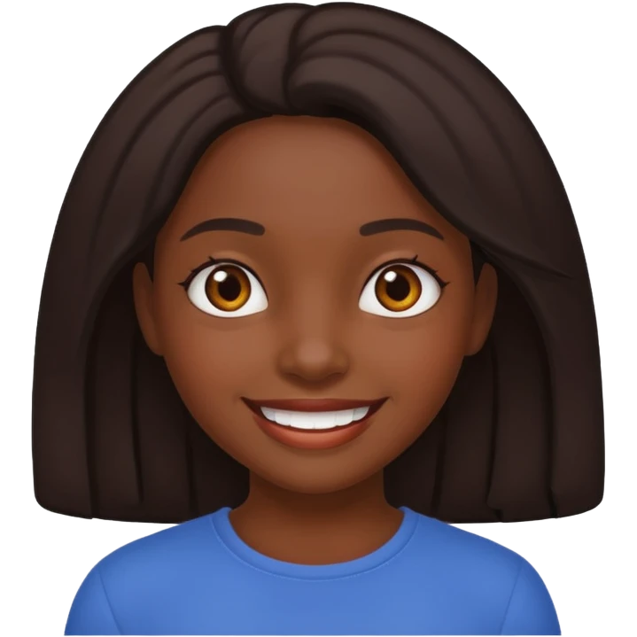 فتاه سمراء البشره emoji