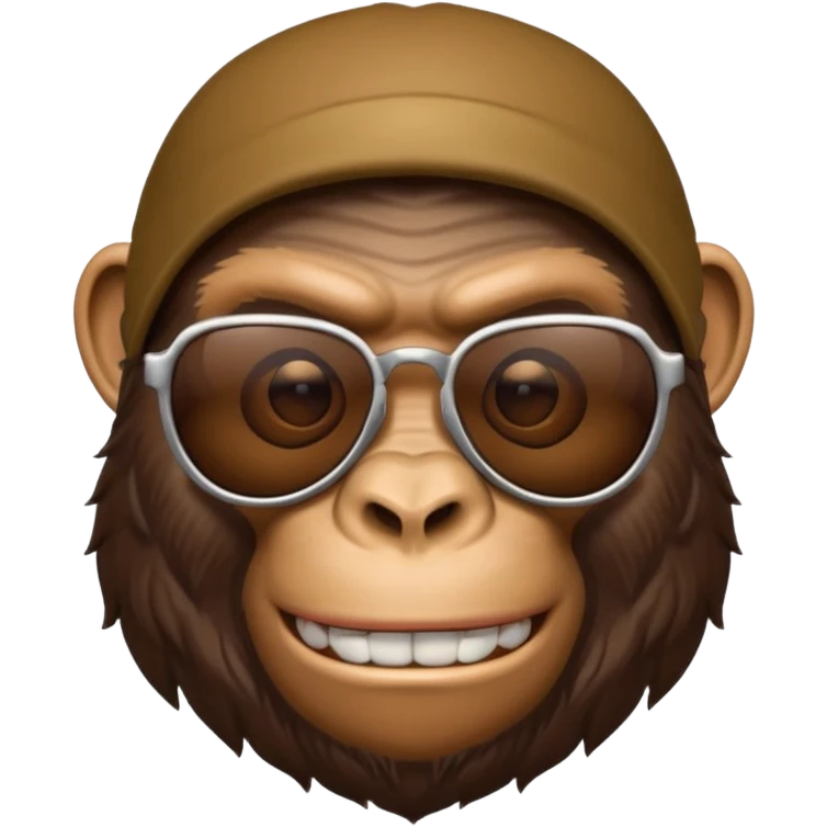 ape with sunglases emoji