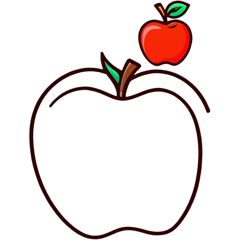 red apple emoji
