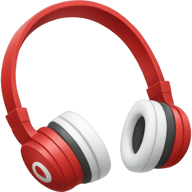 red headphone emoji