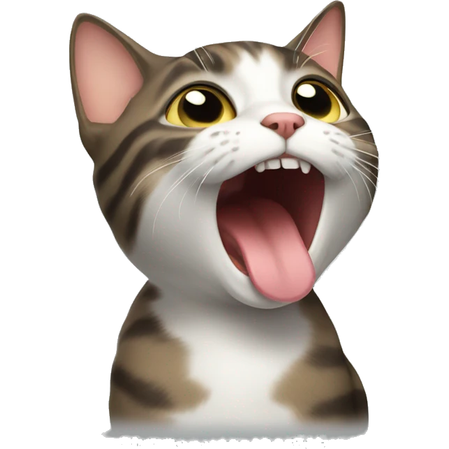 Cat licking emoji