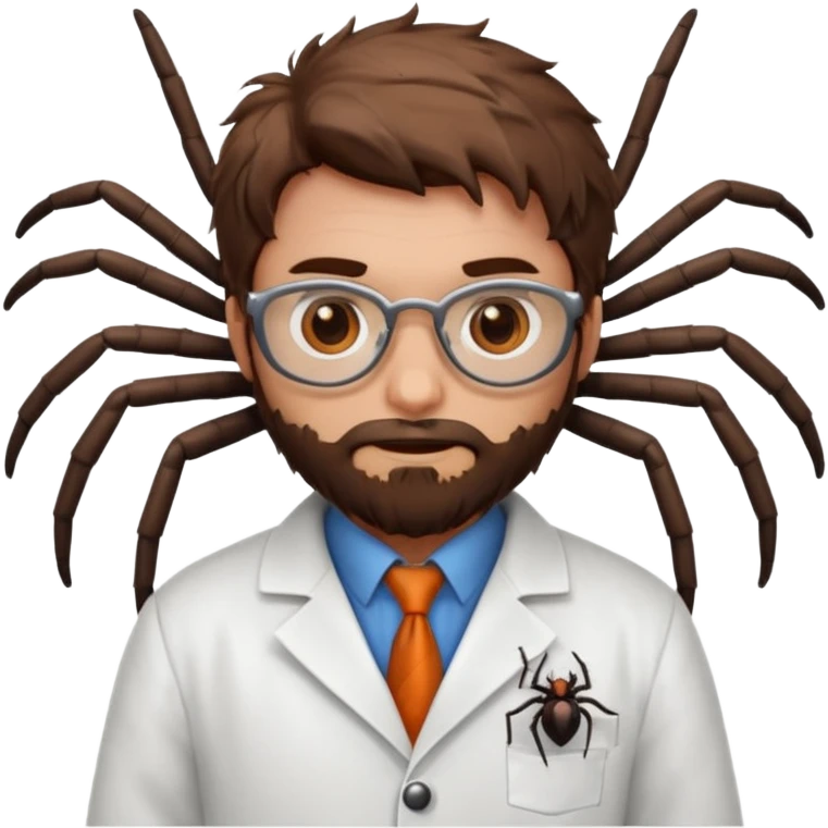 spider in a lab coat emoji