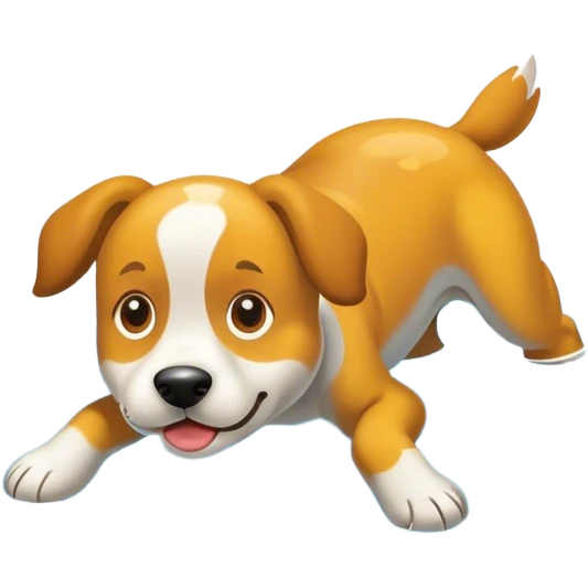 Swim dog emoji