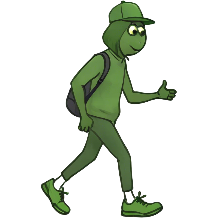 Person walking emoji