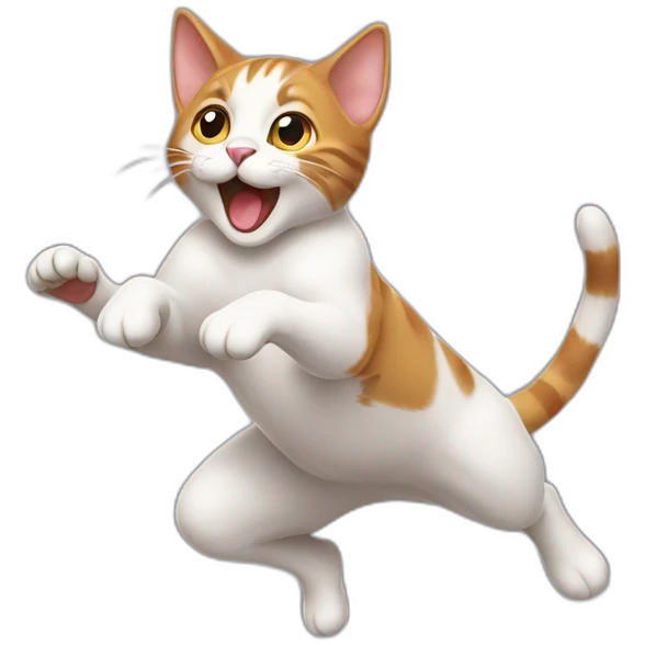 jumping cat emoji