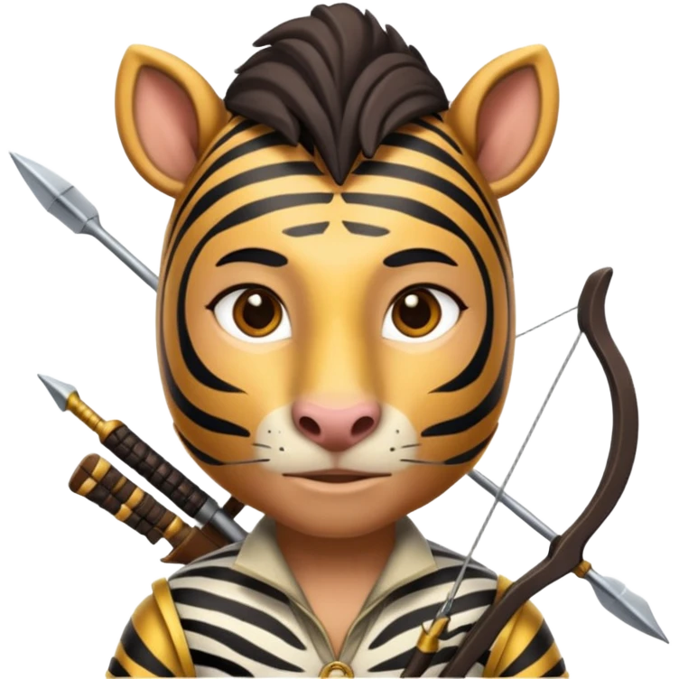 zebra archer emoji