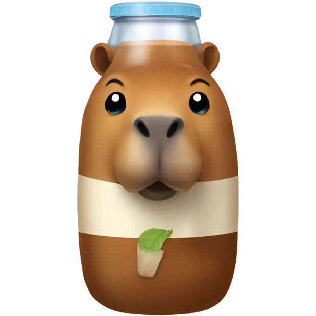 Capibara drink mate emoji