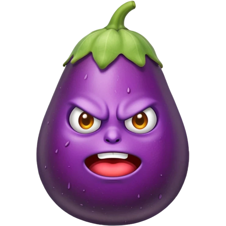 angry eggplant emoji
