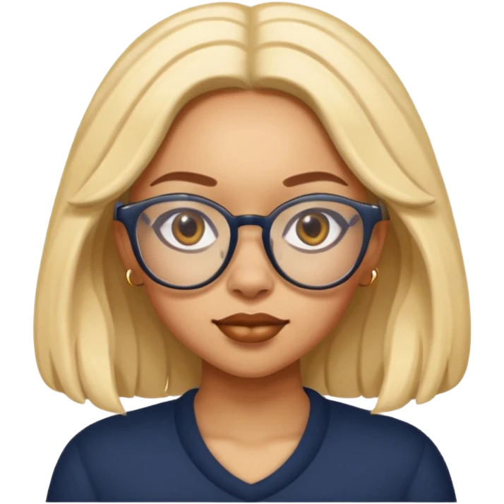 doja cat wear glasses emoji