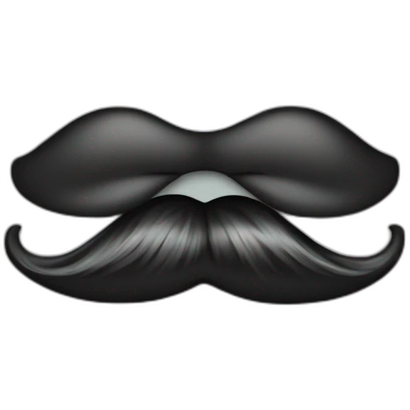 Moustache carrée emoji
