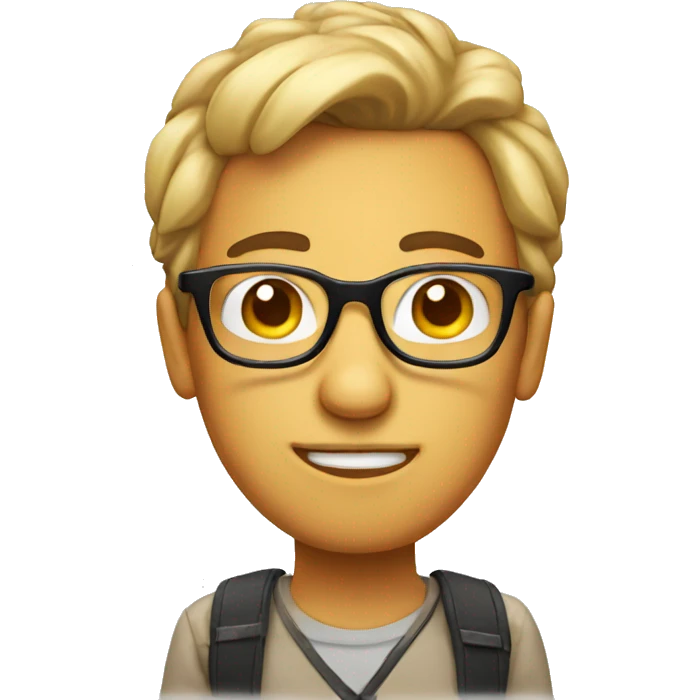 nerd wearing big glasses emoji