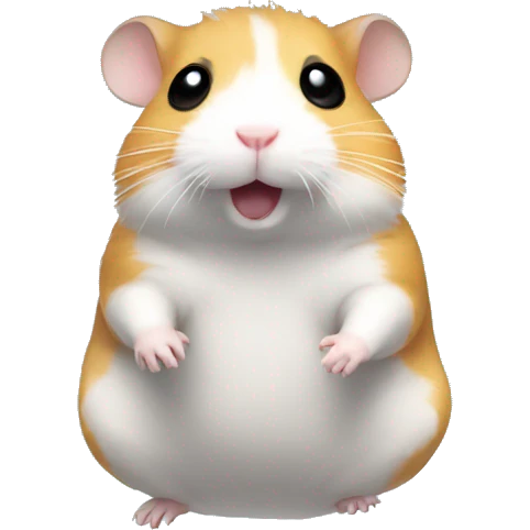 hamster in a bubble emoji