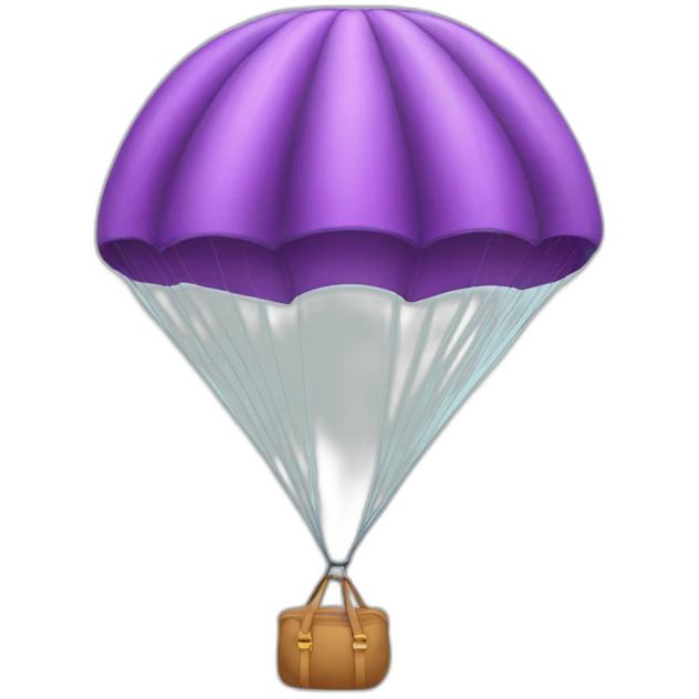 Parachute emoji