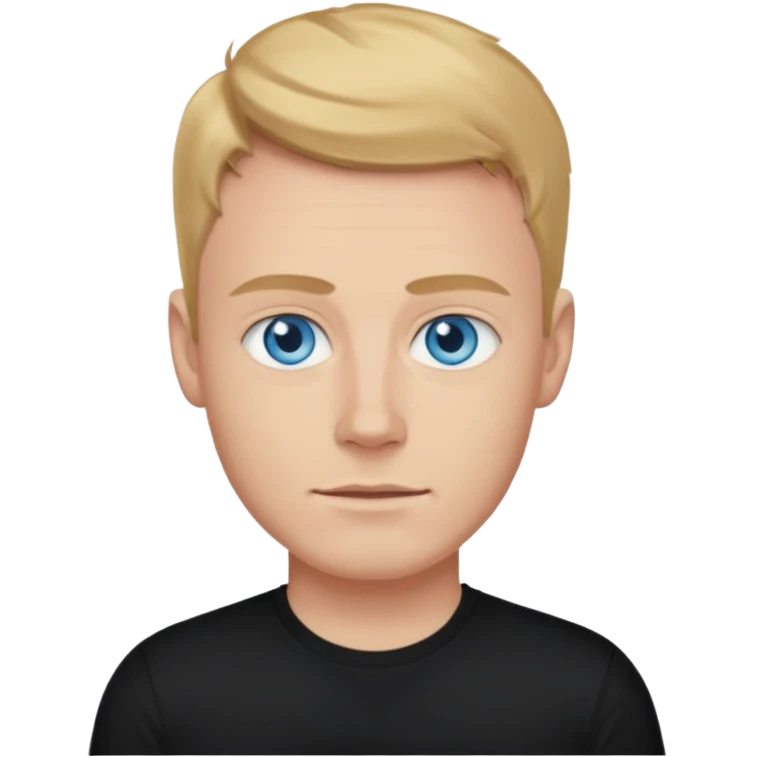James Hewfield with blue eyes emoji