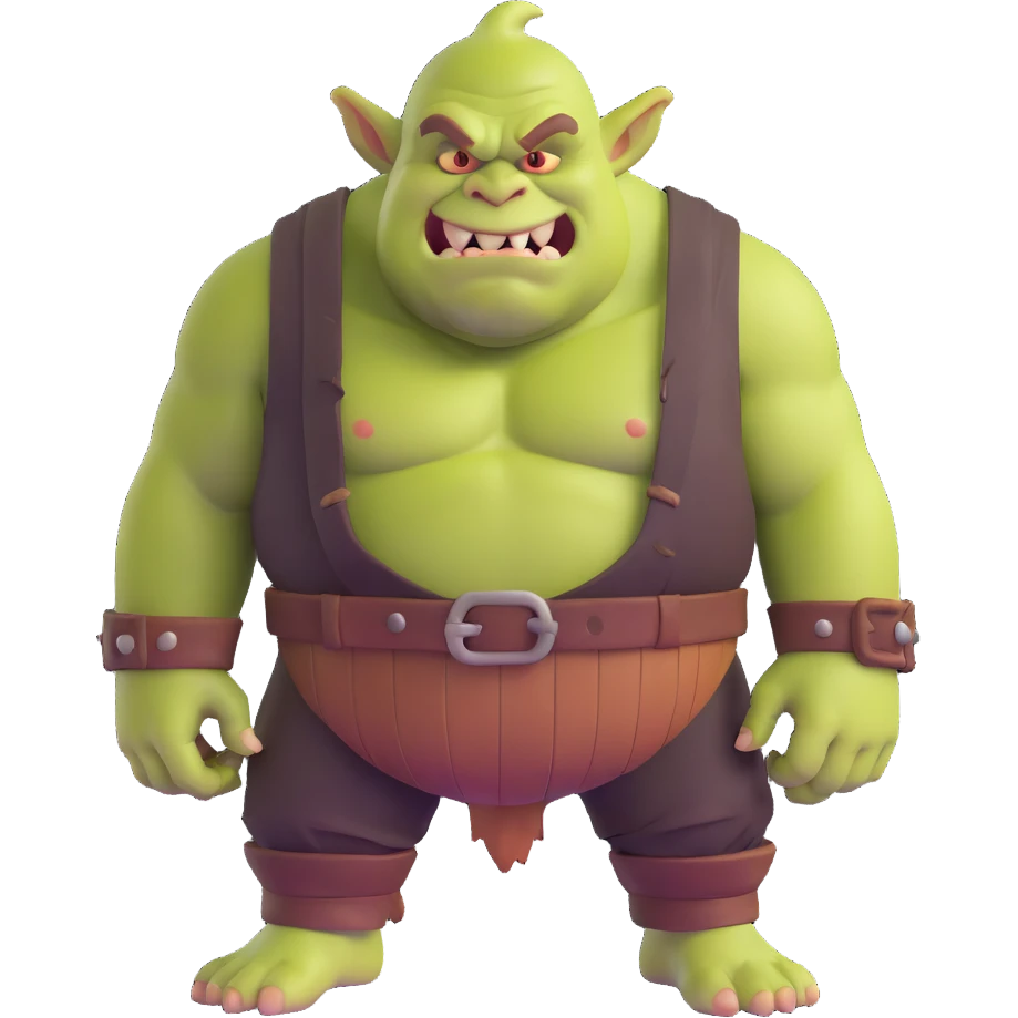 Shrek-inspired character emoji