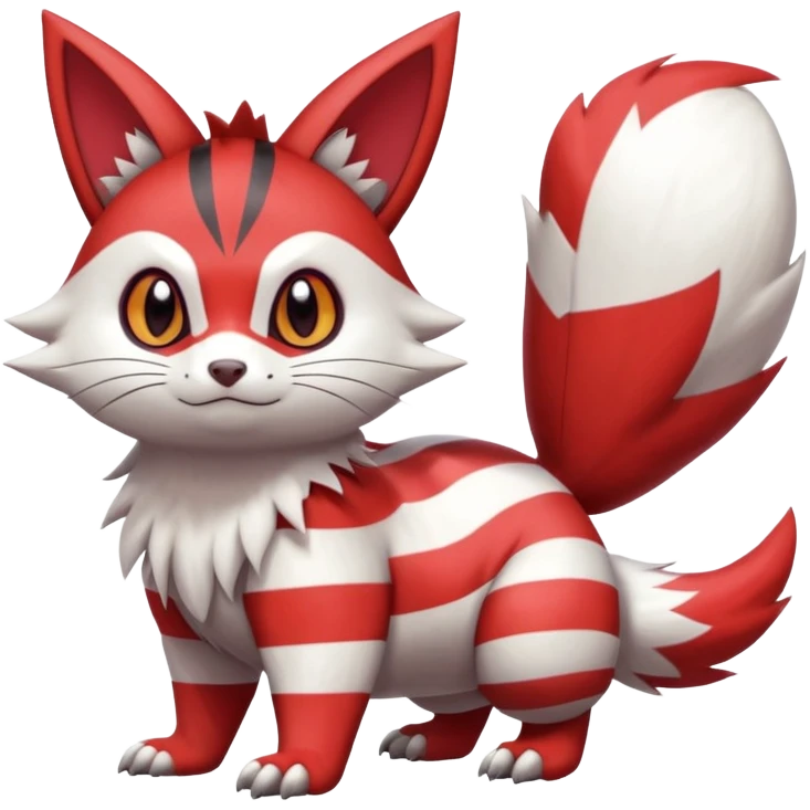 Furret-Litten-Zangoose-Hybrid (Full body) emoji