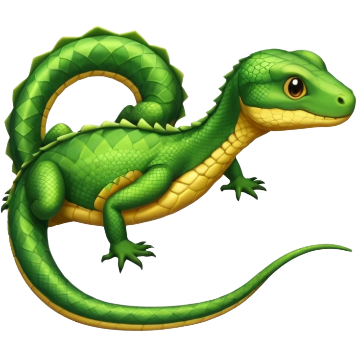 Reptile tail emoji