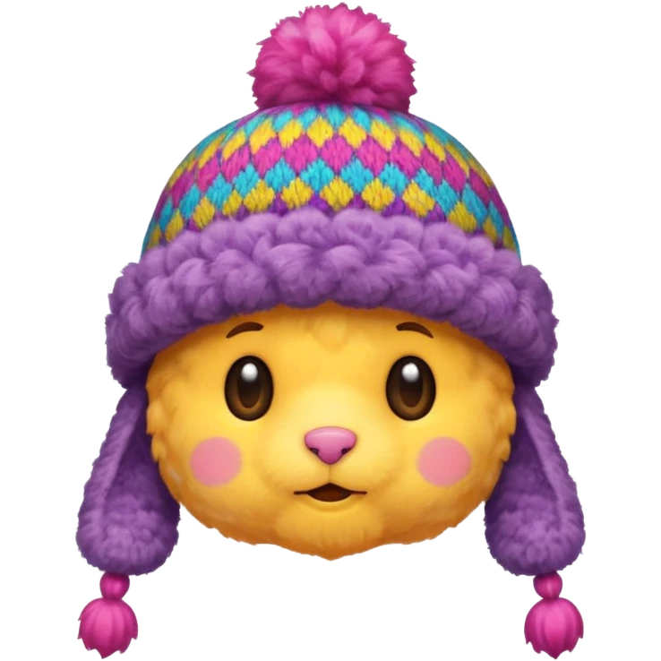 Cute hat emoji