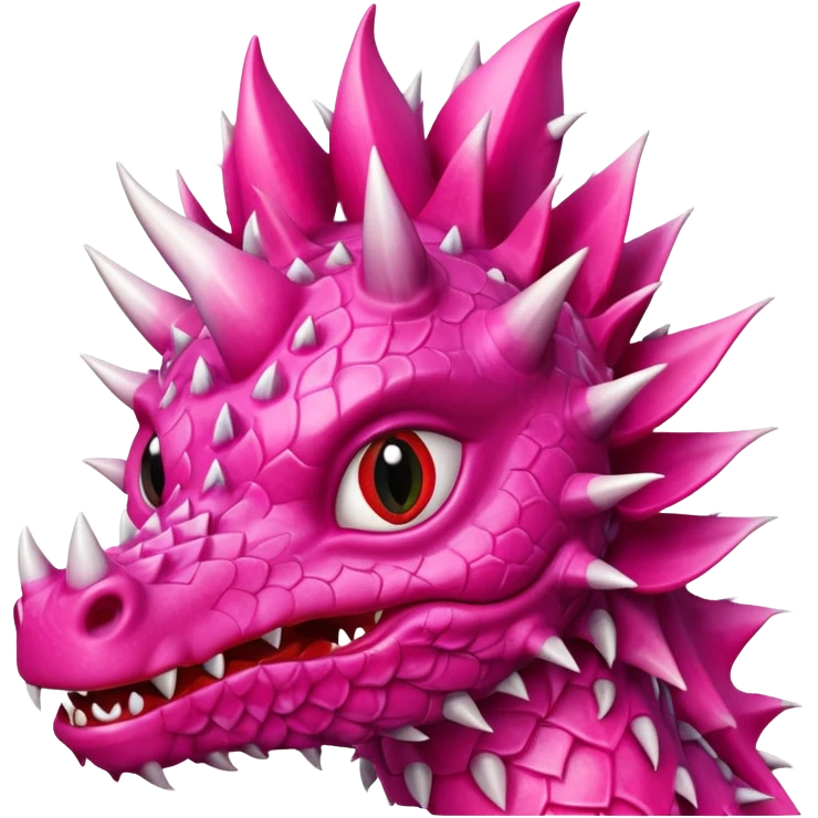 a dragon with the design of a dragon fruit emoji