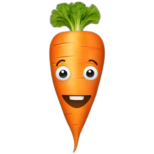 rapped carrot salad in a plate emoji