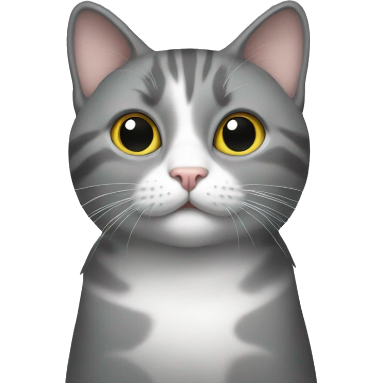 cat grey emoji