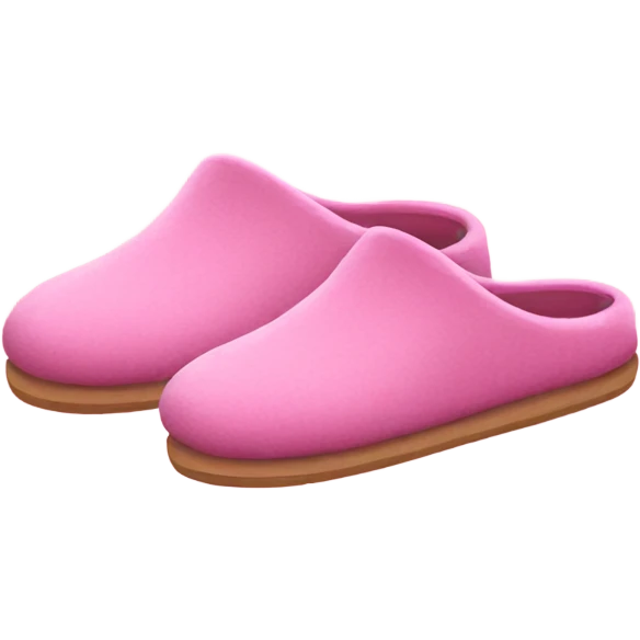Pink slippers emoji