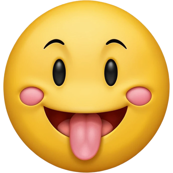 smiley who show the tongue emoji