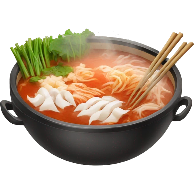 Chinese hot pot (two flavor) emoji