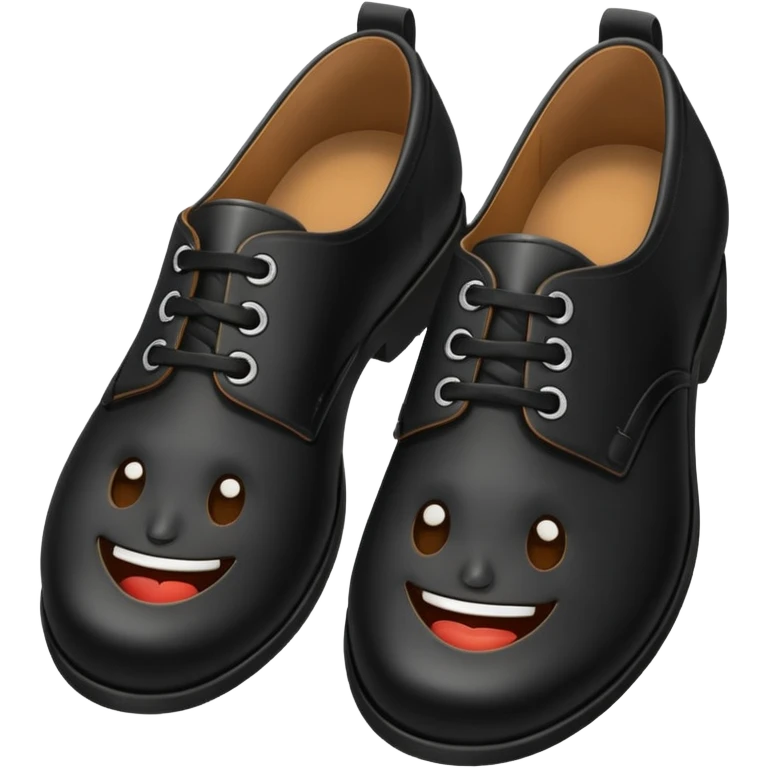 Shoes with face  emoji