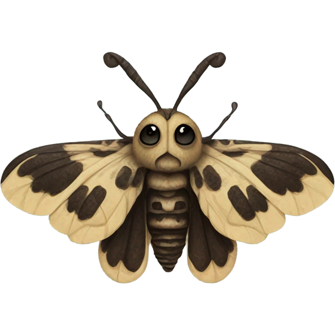 Death moth emoji