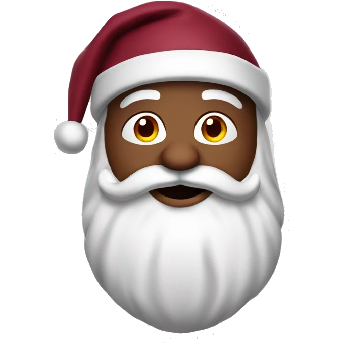 Burgundy Santa Claus emoji