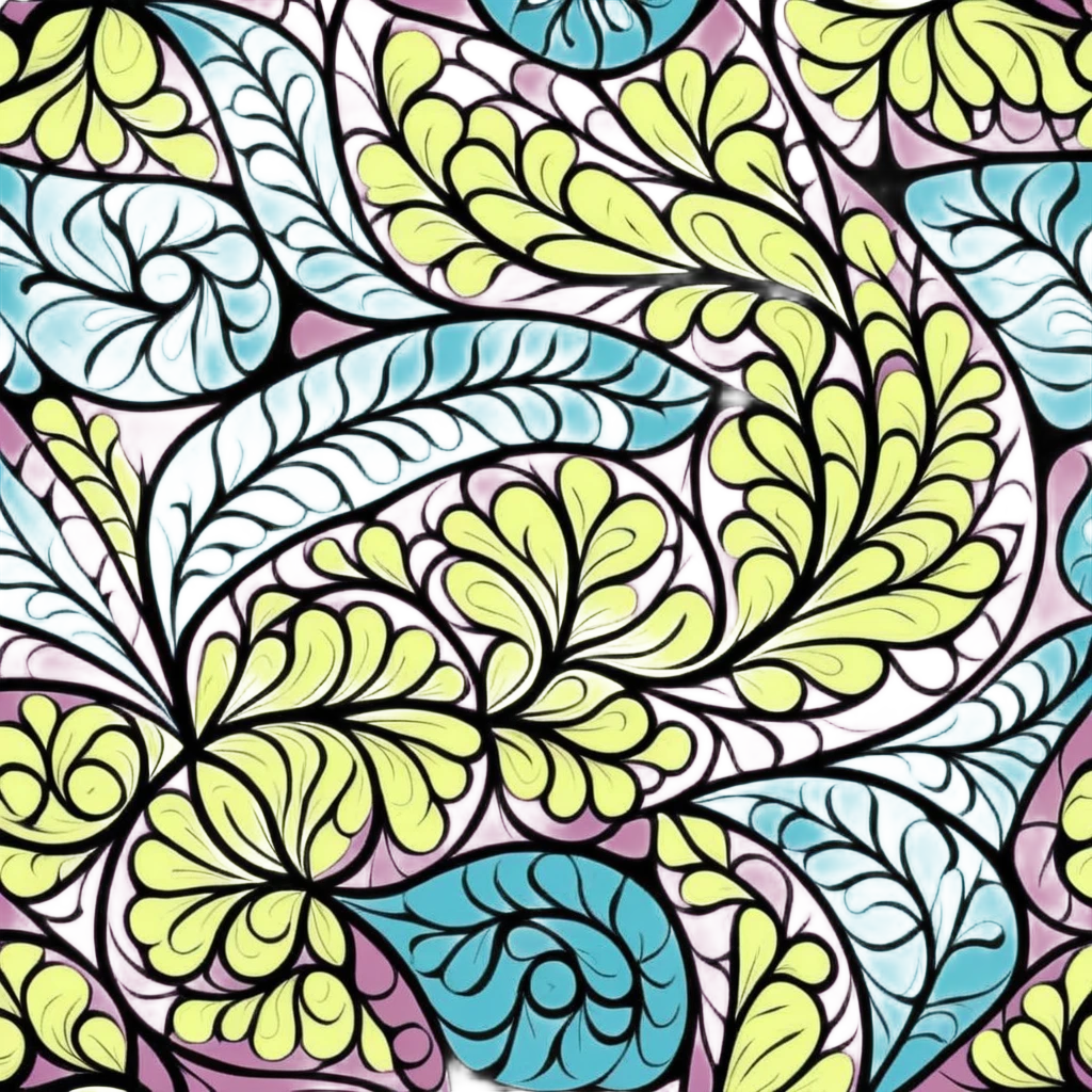 fractal pattern sticker style emoji