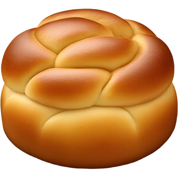 Small rounded brioche feuilleté filled with chocolate  emoji