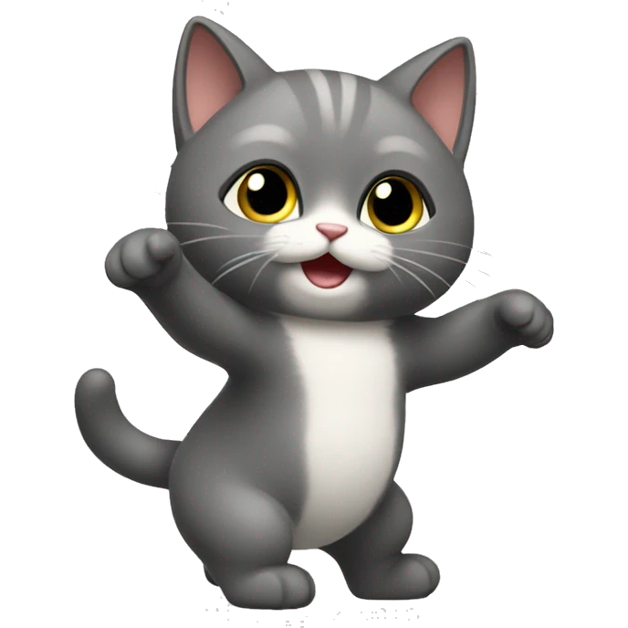 chaton qui dance  emoji