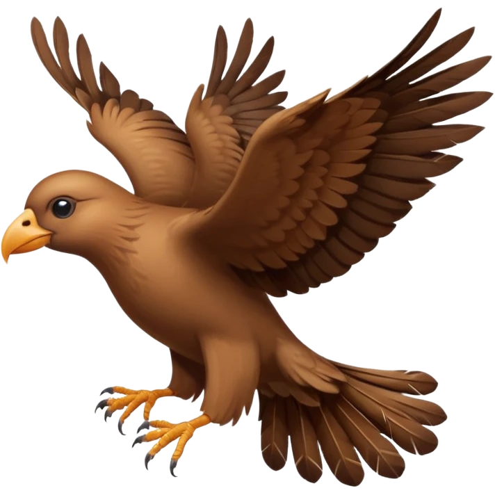 Oiseau qui fais caca en plein vol emoji