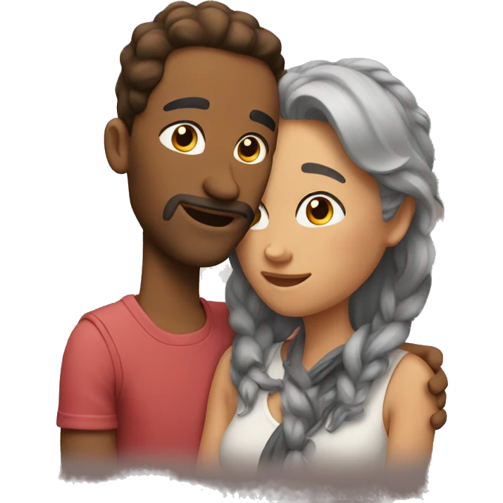 couple indoors together emoji