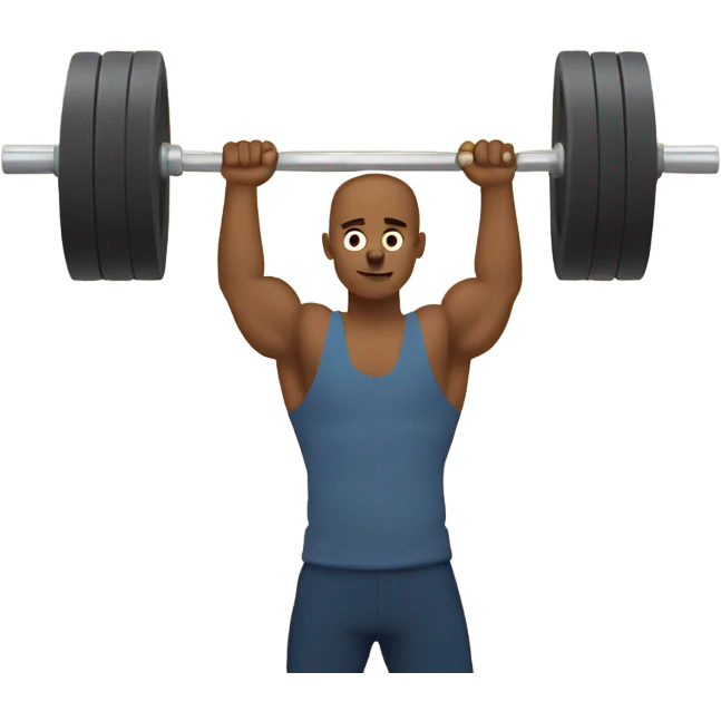 barbell lifted emoji