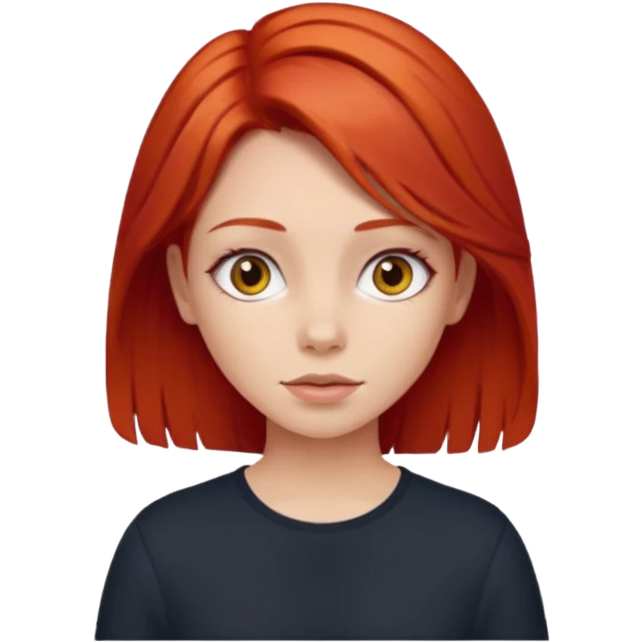 Red hair girl emoji
