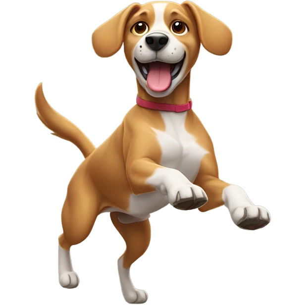 Basic fitness dog emoji