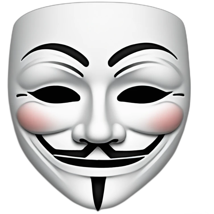 v for vendetta mask emoji