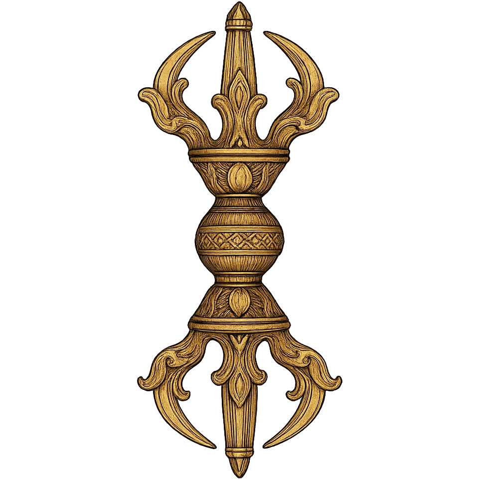 vajra, detailed, ornamental, traditional emoji