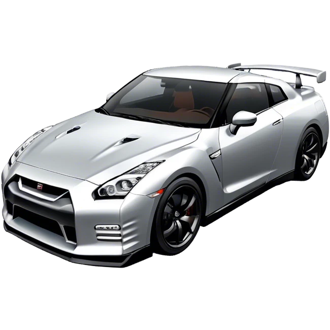 Nissan GT-R - Nissan (Model Year: 2022) (Iconic colour: Silver) emoji