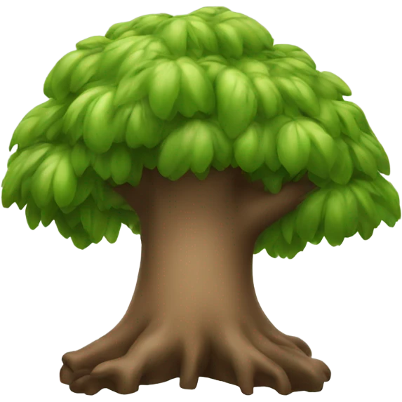 Tree with a hat on top  emoji