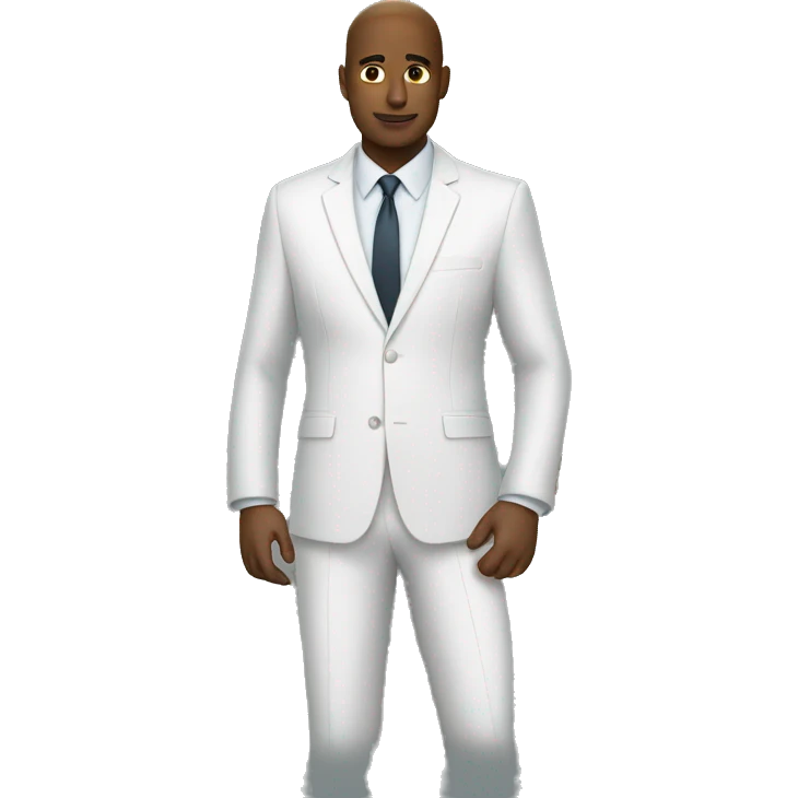 white suit no person emoji