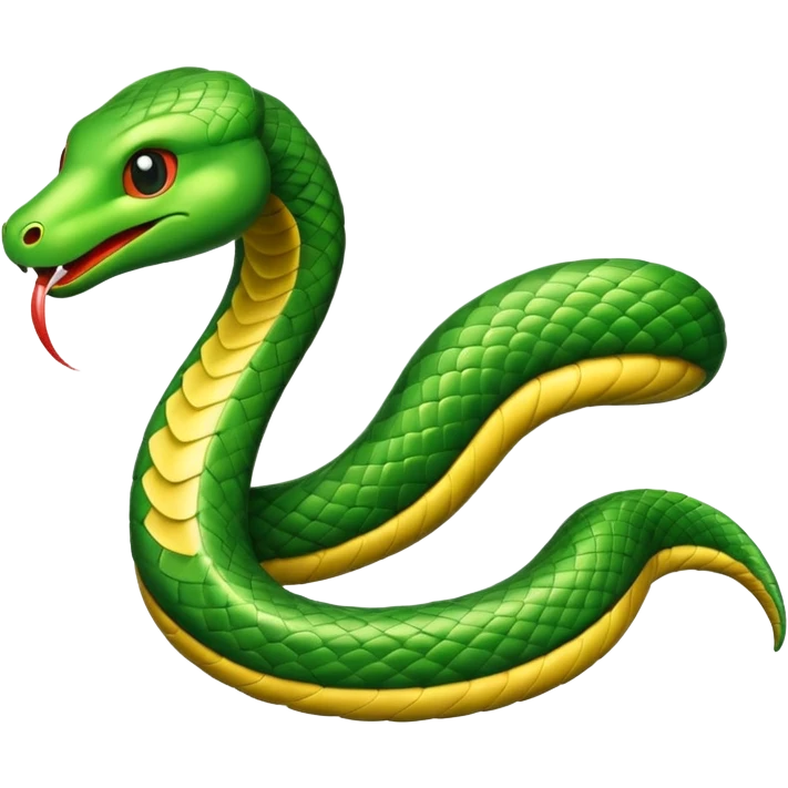 A flying snake emoji