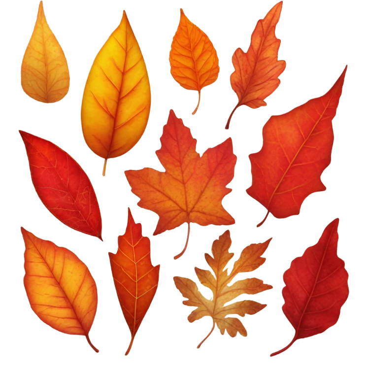 Autumn leaves emoji