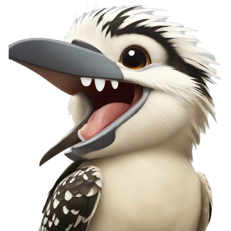 kookaburra laughing  emoji