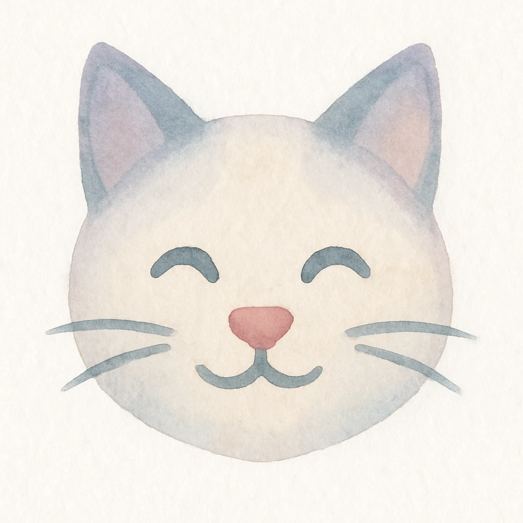 A cute cat emoji emoji