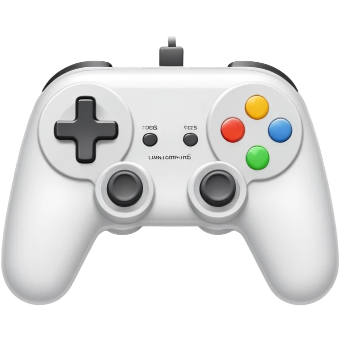 White Gamepad, tube emoji