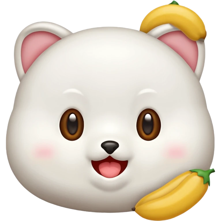 호랑이 발바닥을 아이폰 이모지 스타일로 emoji